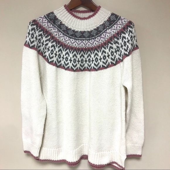 Ruff Hewn Sweaters - 👠Ruff Hewn fair isle sweater wool blend. Size L